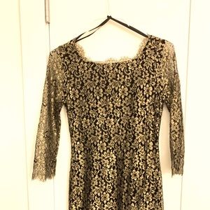 DVF lace dress
